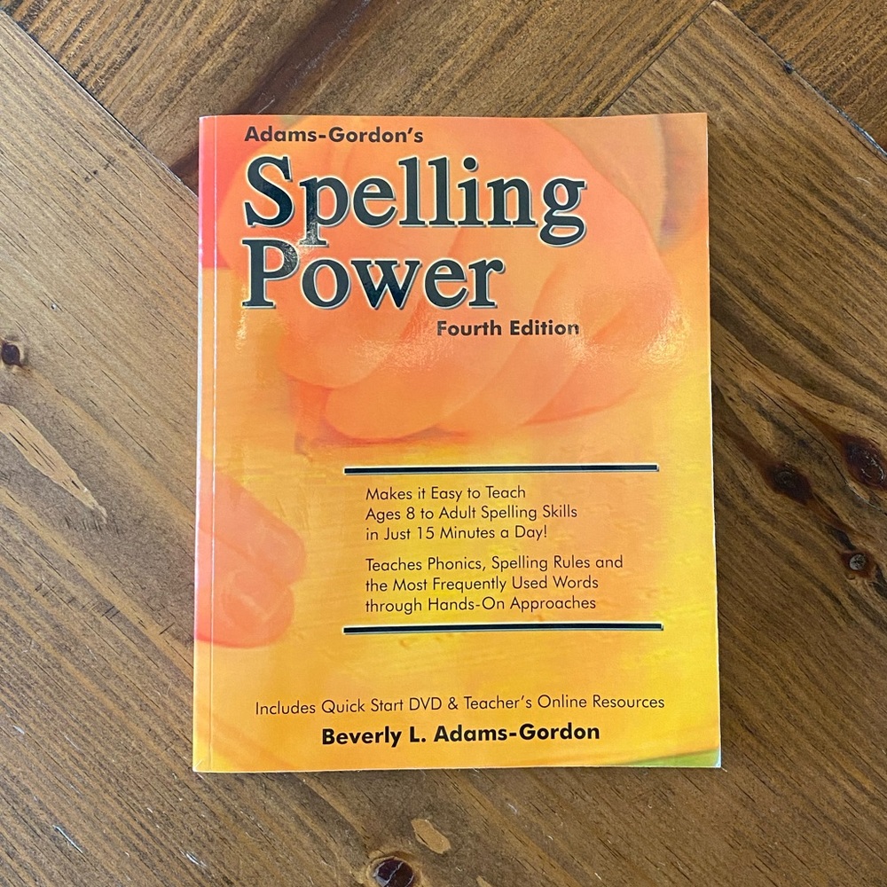 Spelling Power homeschool curriculum fourth edition